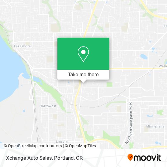 Xchange Auto Sales map