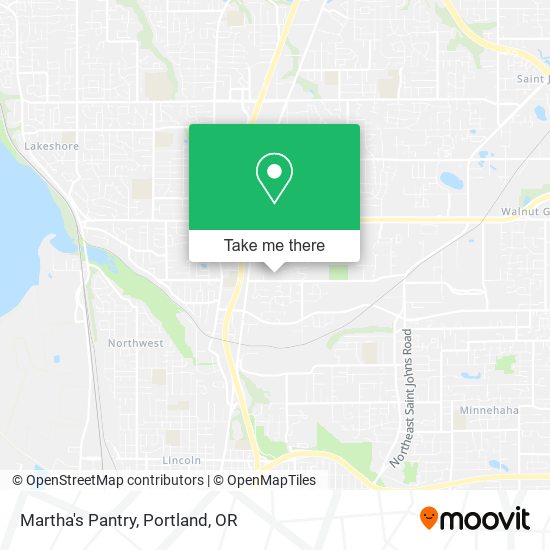Mapa de Martha's Pantry