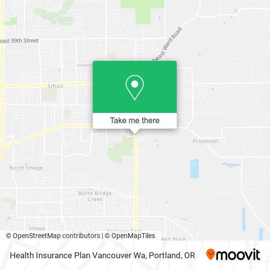 Mapa de Health Insurance Plan Vancouver Wa