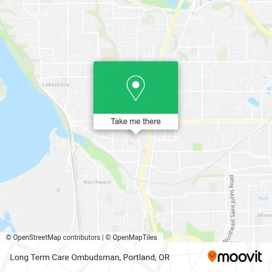 Long Term Care Ombudsman map