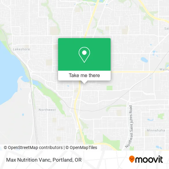 Max Nutrition Vanc map