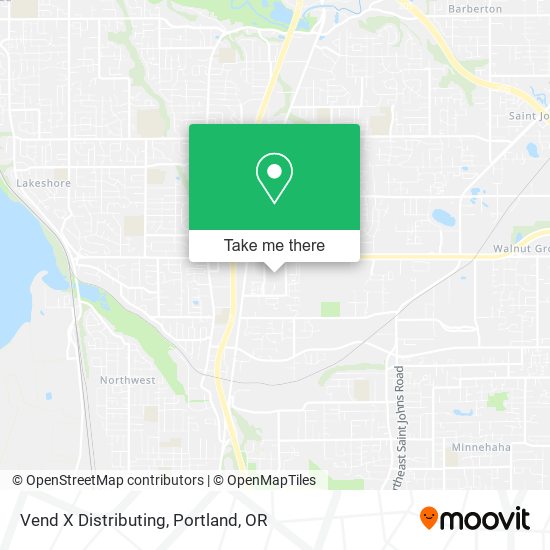 Vend X Distributing map