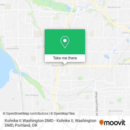 Kohnke II Washington DMD - Kohnke II, Washington DMD map