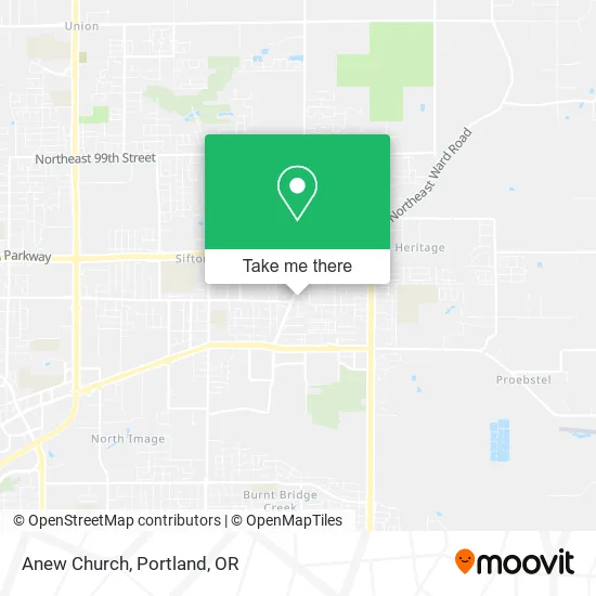 Anew Church map