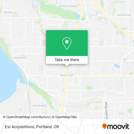 Esi Acquisitions map