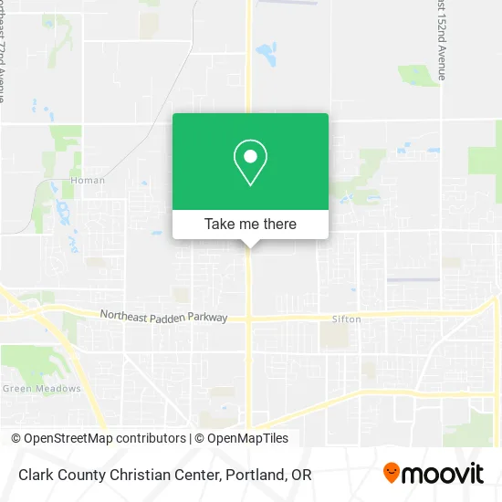 Clark County Christian Center map