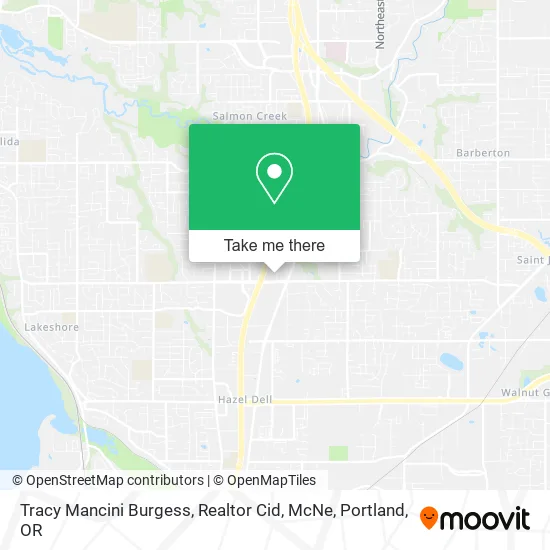 Tracy Mancini Burgess, Realtor Cid, McNe map