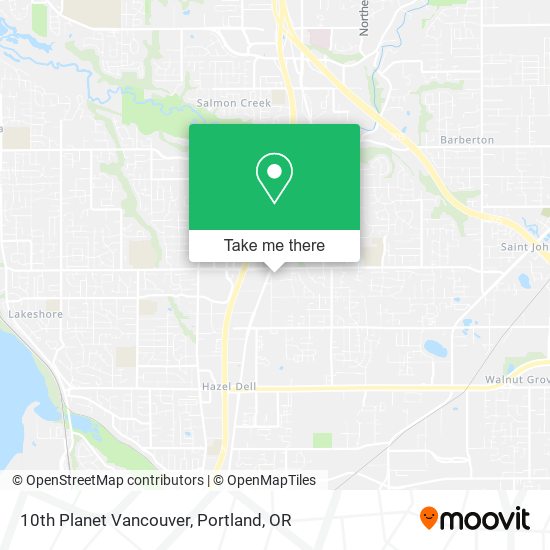 Mapa de 10th Planet Vancouver