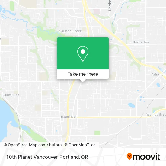 10th Planet Vancouver map