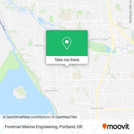 Mapa de Foreman Marine Engineering