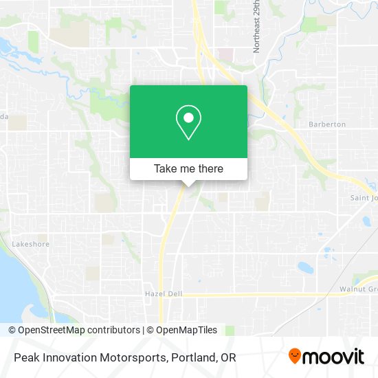 Peak Innovation Motorsports map