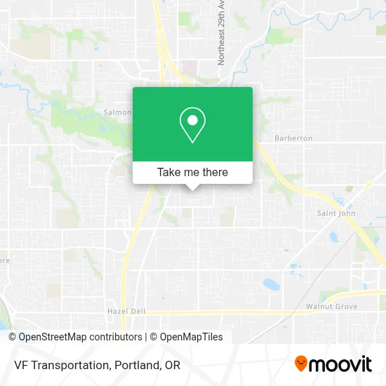 VF Transportation map