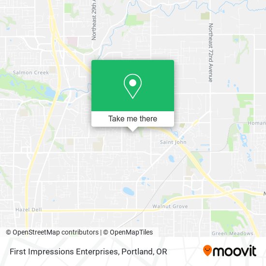 Mapa de First Impressions Enterprises