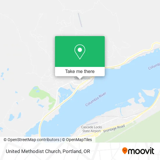 United Methodist Church map