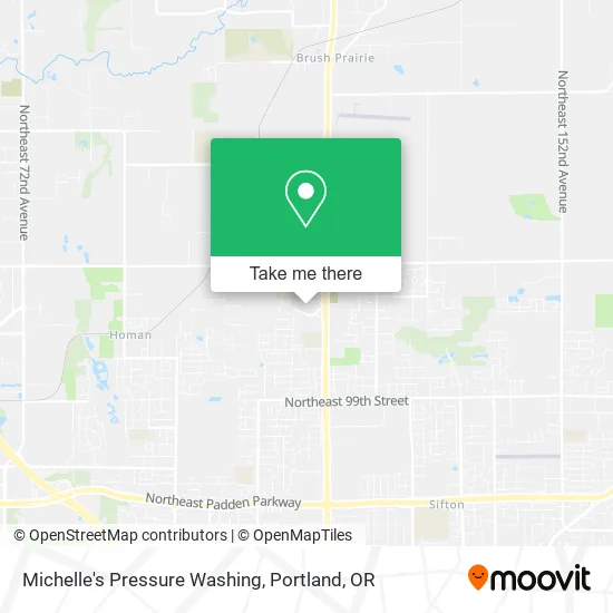 Michelle's Pressure Washing map