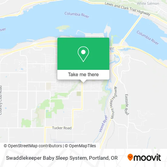 Swaddlekeeper Baby Sleep System map