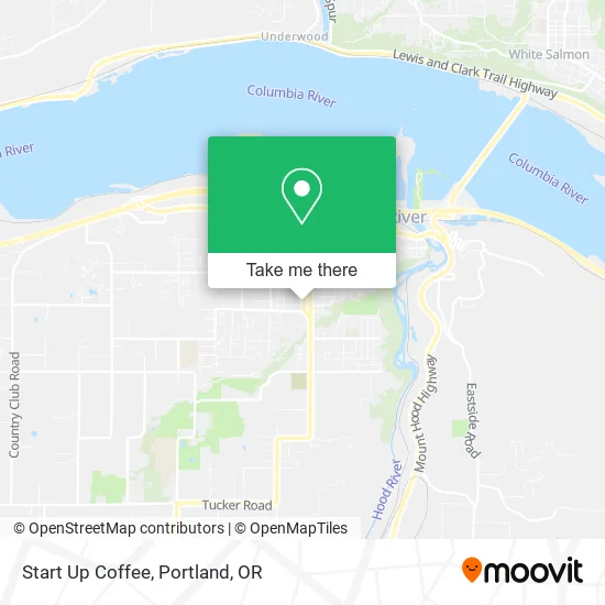 Start Up Coffee map