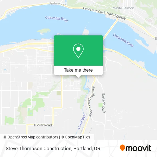 Steve Thompson Construction map