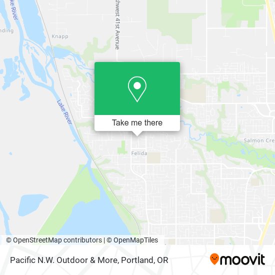 Pacific N.W. Outdoor & More map