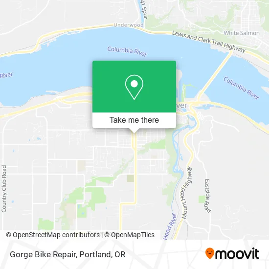 Gorge Bike Repair map