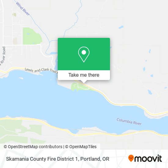 Mapa de Skamania County Fire District 1