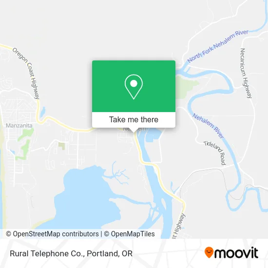 Rural Telephone Co. map