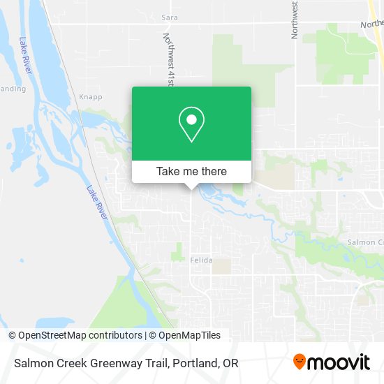 Salmon Creek Greenway Trail map