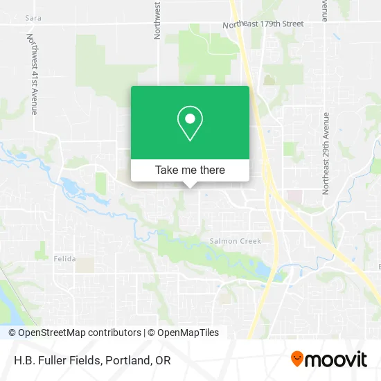 Mapa de H.B. Fuller Fields