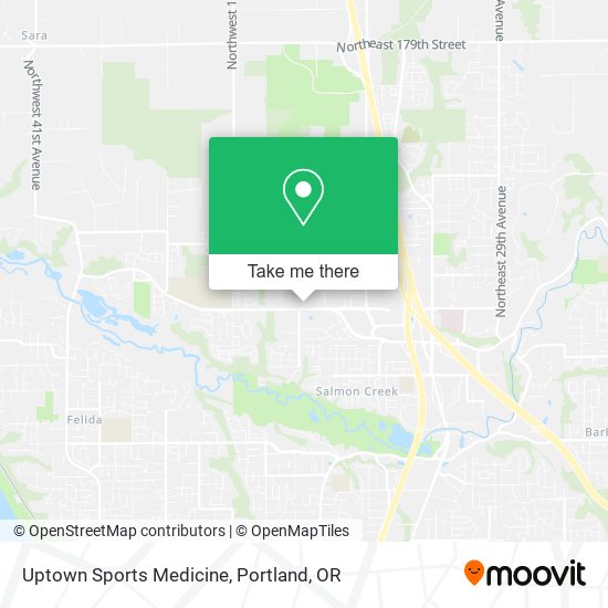 Mapa de Uptown Sports Medicine