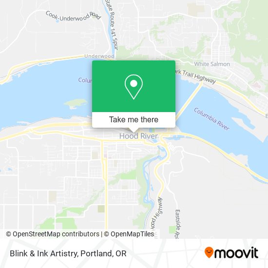 Blink & Ink Artistry map