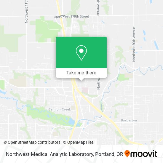 Mapa de Northwest Medical Analytic Laboratory