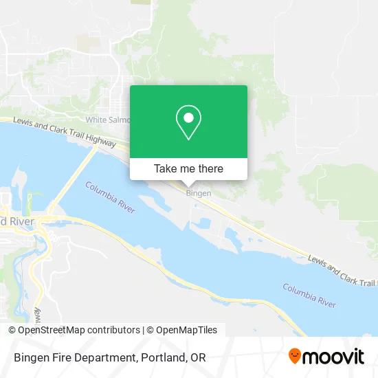 Bingen Fire Department map