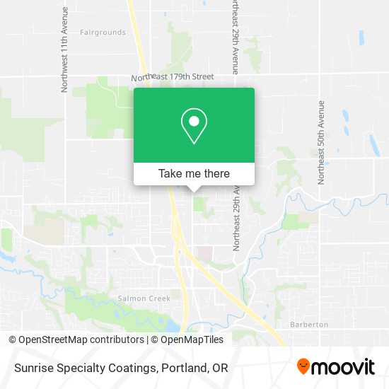 Mapa de Sunrise Specialty Coatings