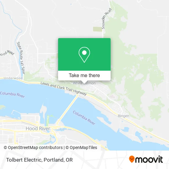 Tolbert Electric map