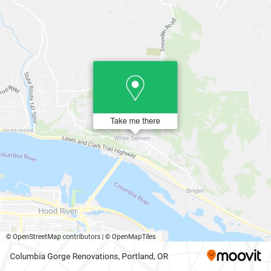 Columbia Gorge Renovations map