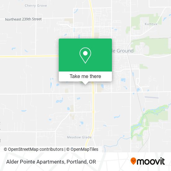 Mapa de Alder Pointe Apartments