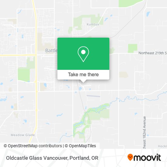 Oldcastle Glass Vancouver map