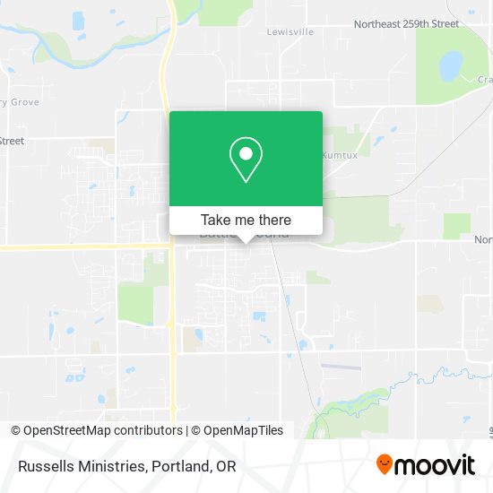 Mapa de Russells Ministries