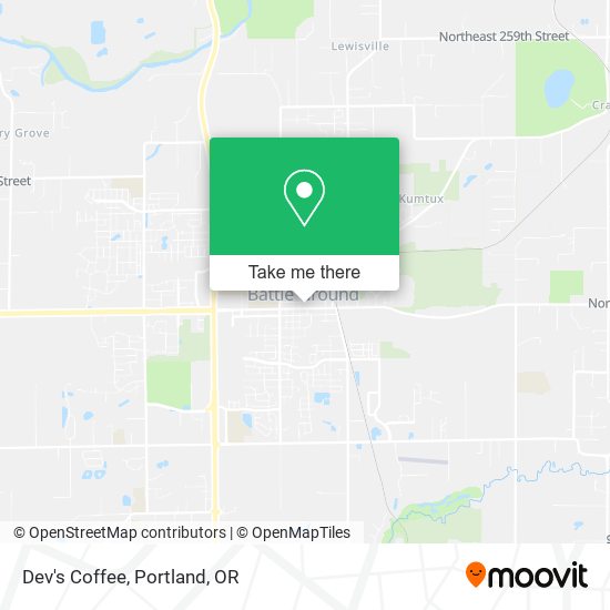 Mapa de Dev's Coffee