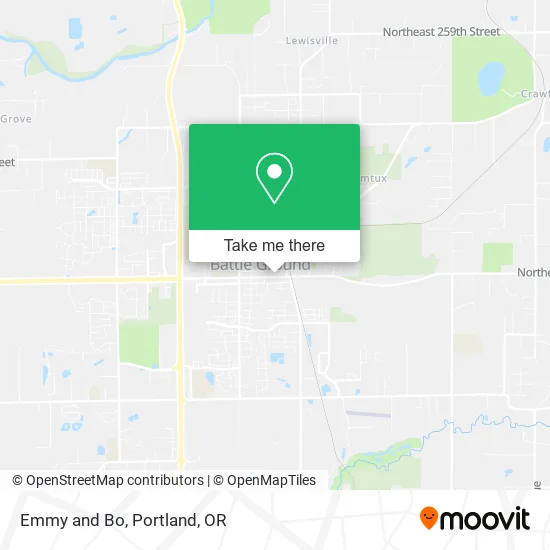Emmy and Bo map