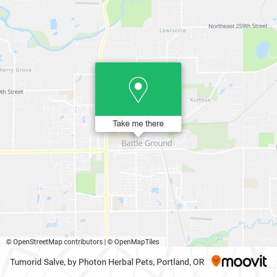 Mapa de Tumorid Salve, by Photon Herbal Pets