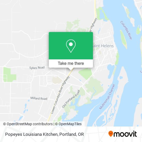 Mapa de Popeyes Louisiana Kitchen