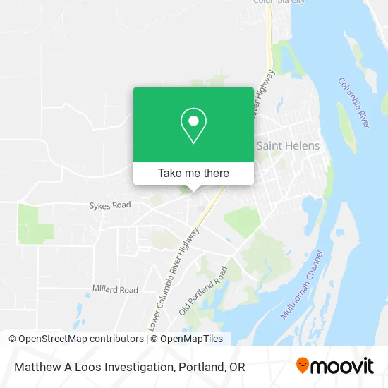 Mapa de Matthew A Loos Investigation