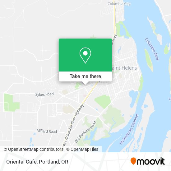 Mapa de Oriental Cafe