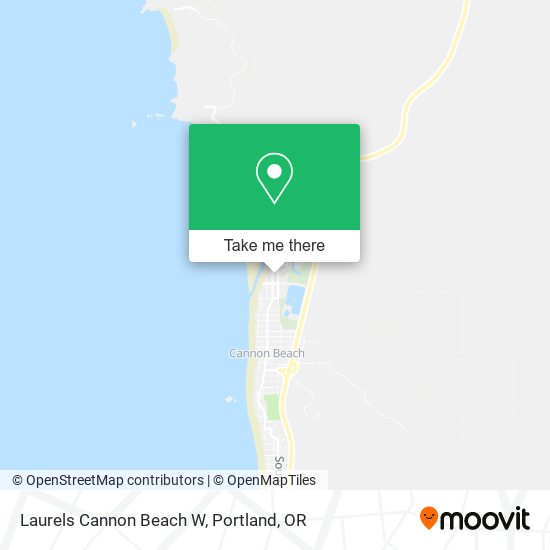 Laurels Cannon Beach W map