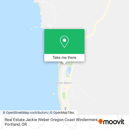 Real Estate Jackie Weber Oregon Coast Windermere map