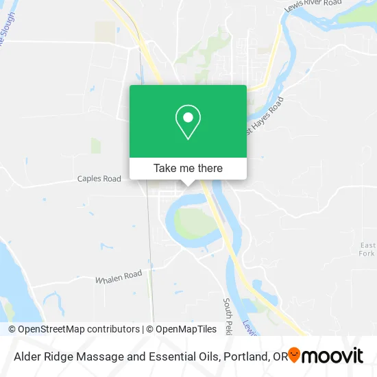 Alder Ridge Massage and Essential Oils map