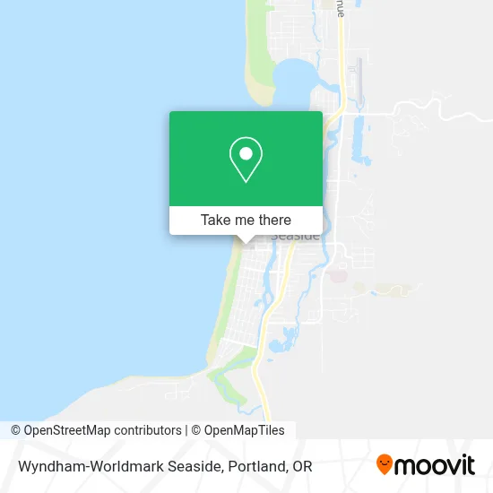 Wyndham-Worldmark Seaside map