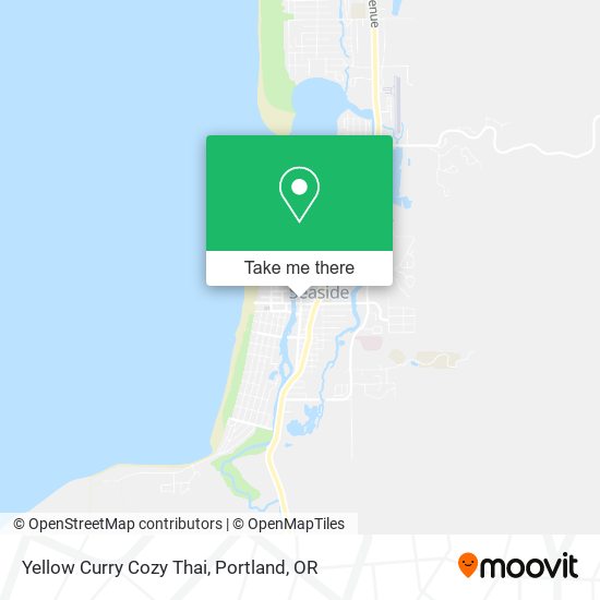 Yellow Curry Cozy Thai map