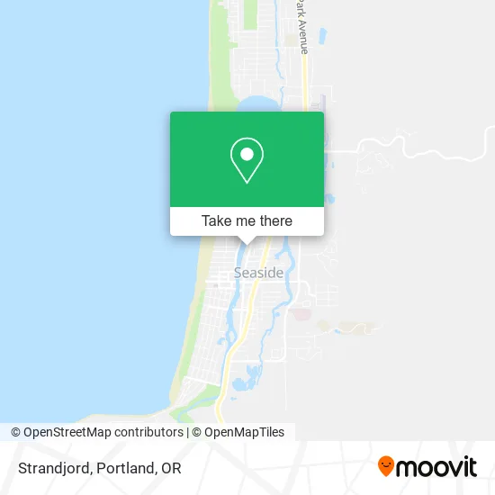 Strandjord map
